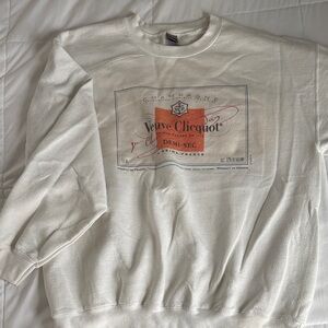 White Veuve Cliquot Sweatshirt